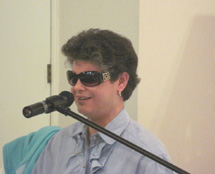 Laurel Jean at Microphone
